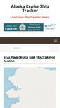 Mobile Screenshot of alaskacruiseshiptracker.com
